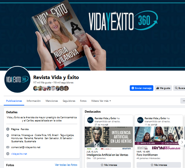 Asesoría Digital para Redes Sociales – Revista Vida y Éxito, US