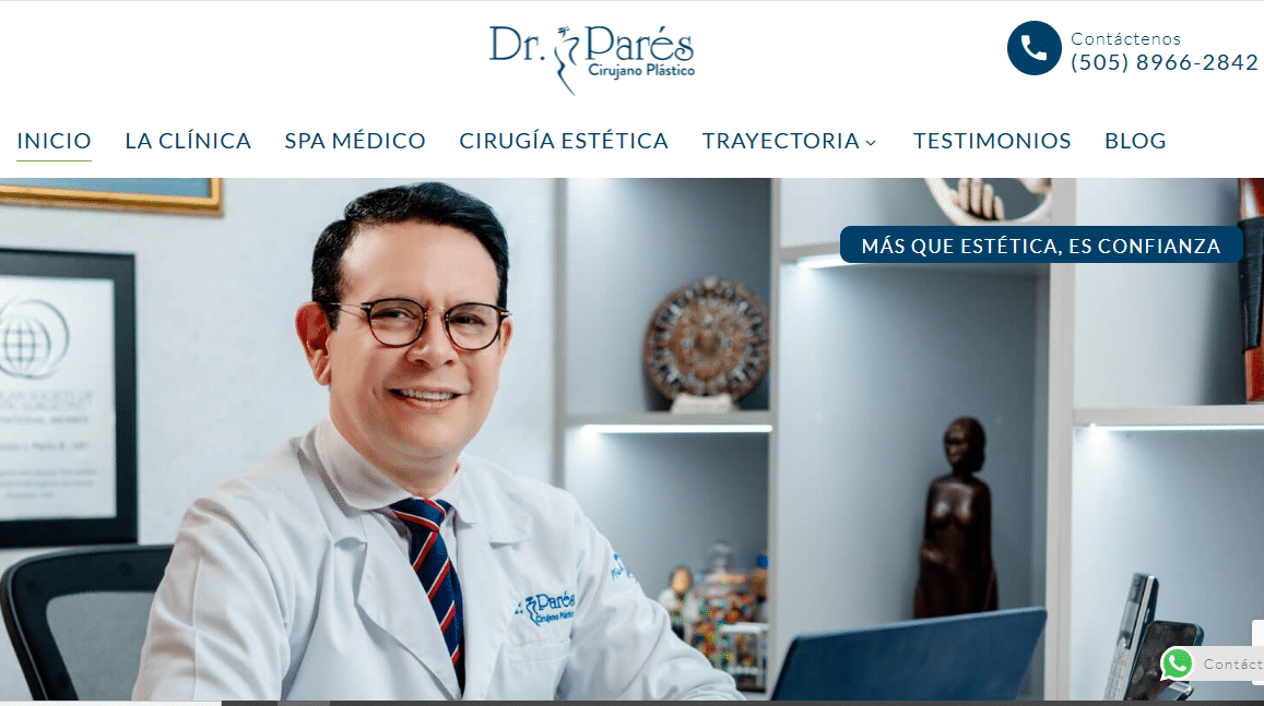 Diseño WEB – Clínica Dr. Parés